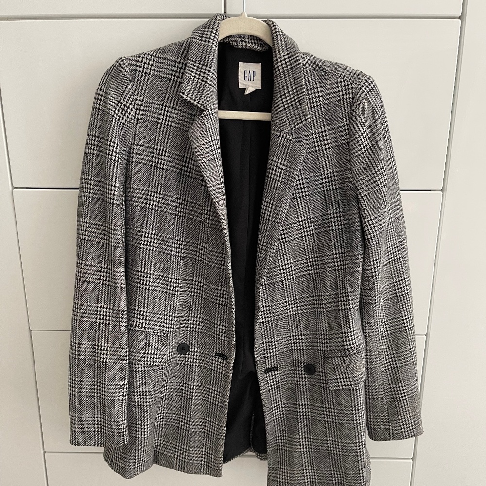 Gap plaid blazer size small